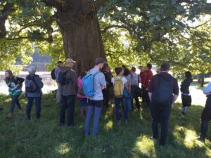 AWA training days - event under a tree
